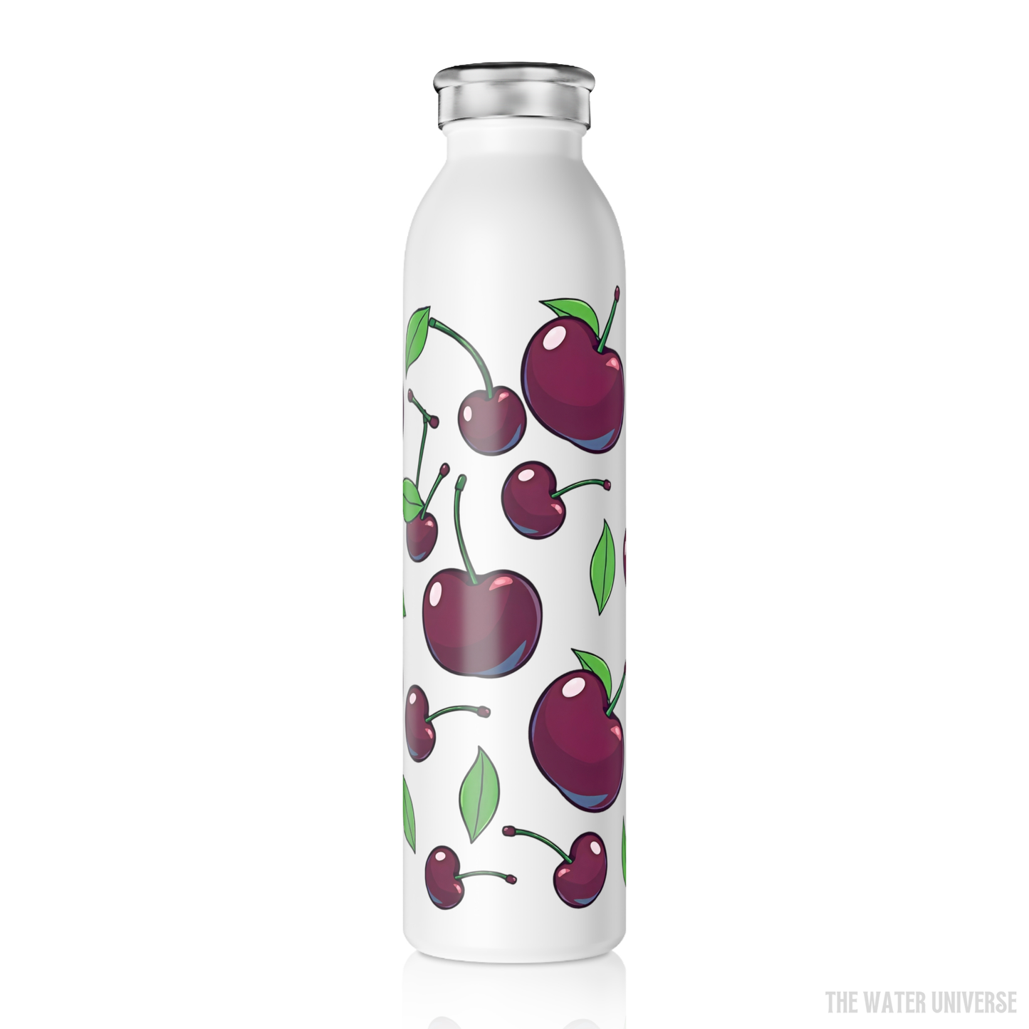 24-HOUR VACUUM INSULATION WATER BOTTLE 20oz - JUICY CHERRIES GARDEN