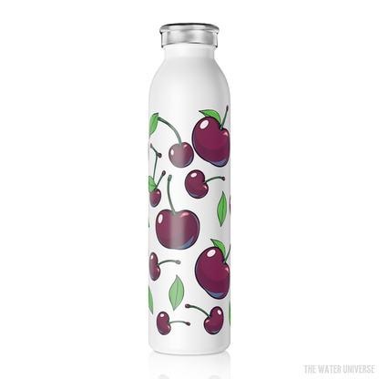 24-HOUR VACUUM INSULATION WATER BOTTLE 20oz - JUICY CHERRIES GARDEN