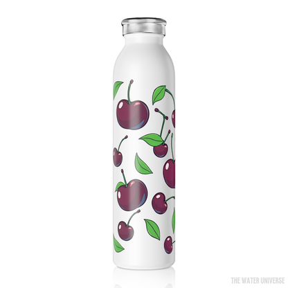 24-HOUR VACUUM INSULATION WATER BOTTLE 20oz - JUICY CHERRIES GARDEN