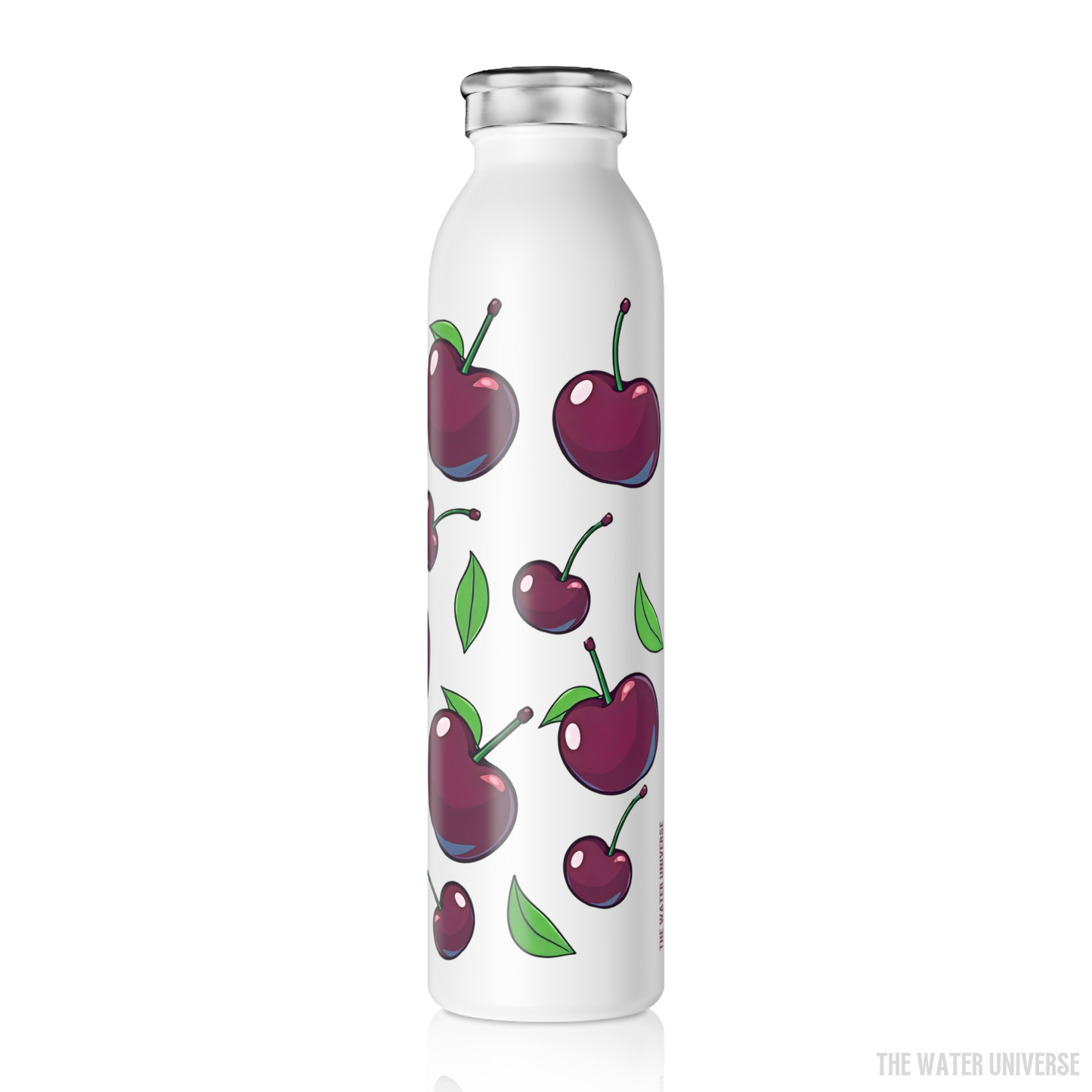 24-HOUR VACUUM INSULATION WATER BOTTLE 20oz - JUICY CHERRIES GARDEN