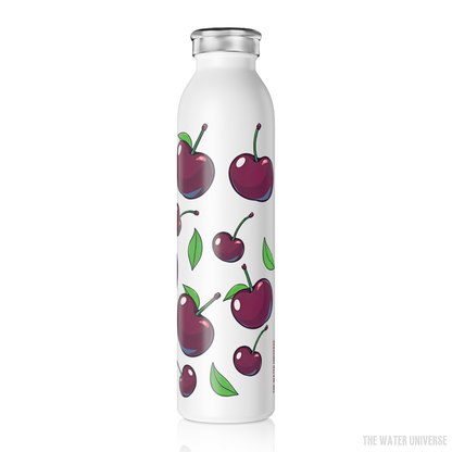 24-HOUR VACUUM INSULATION WATER BOTTLE 20oz - JUICY CHERRIES GARDEN