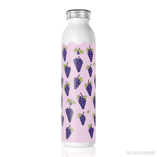 24-HOUR VACUUM INSULATION WATER BOTTLE 20oz - GRAPES MILK