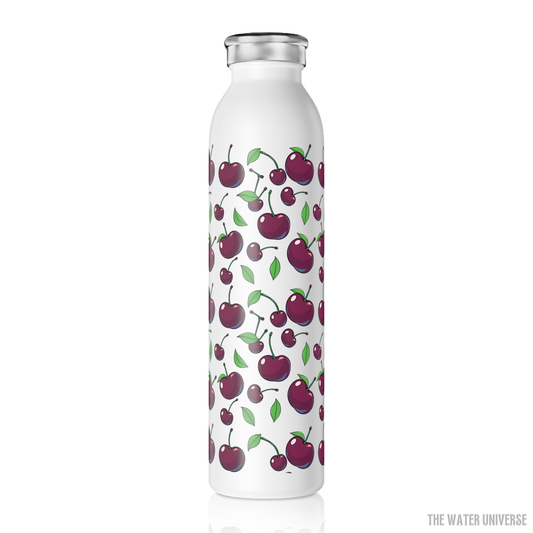 24-HOUR VACUUM INSULATION WATER BOTTLE 20oz - FALLING JUICY CHERRIES