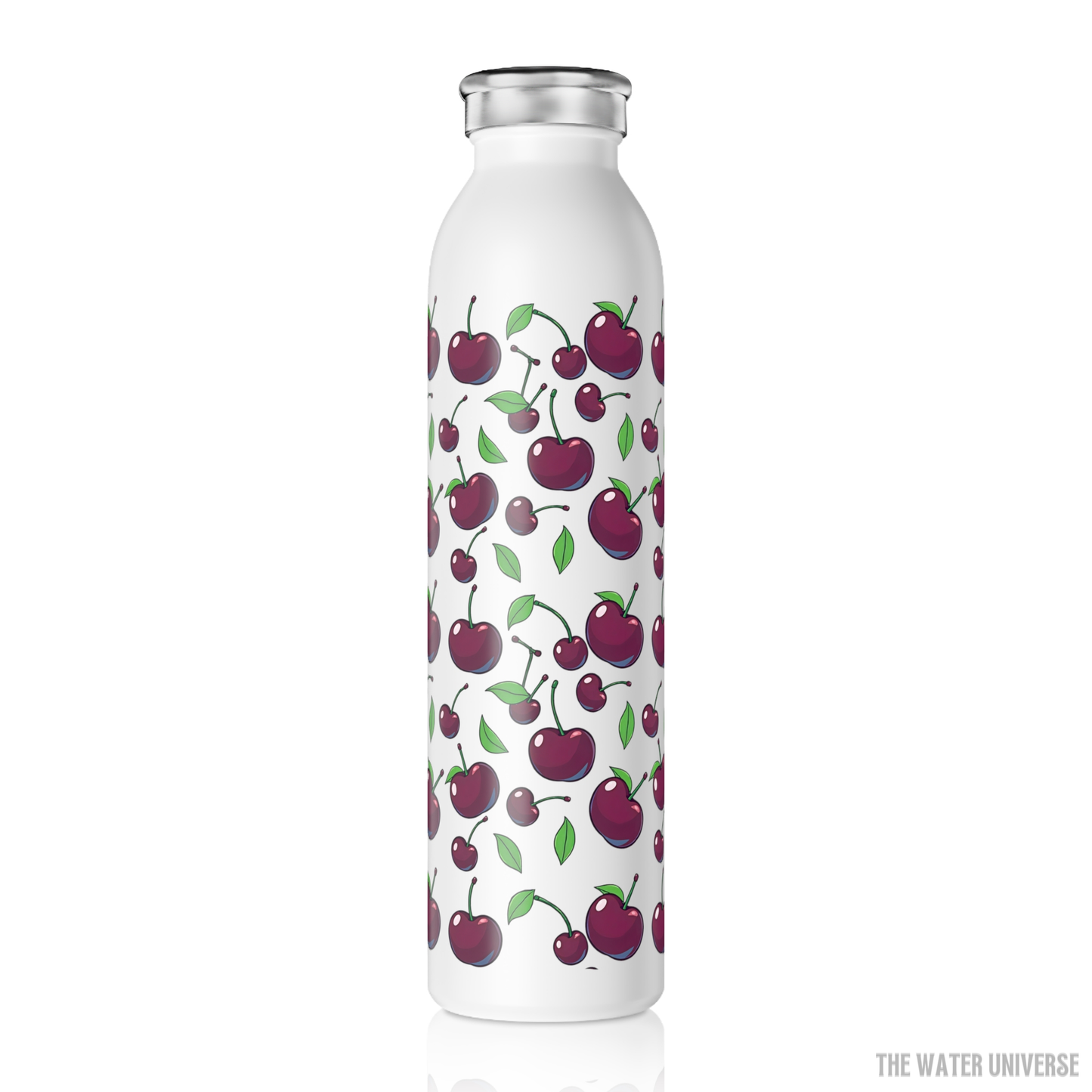 24-HOUR VACUUM INSULATION WATER BOTTLE 20oz - JUICY CHERRIES GARDEN