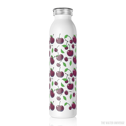 24-HOUR VACUUM INSULATION WATER BOTTLE 20oz - JUICY CHERRIES GARDEN