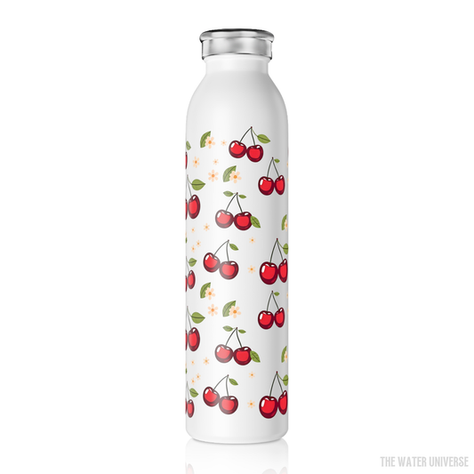 24-HOUR VACUUM INSULATION WATER BOTTLE 20oz - SWEET CHERRIES GARDEN