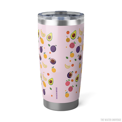 24-HOUR DOUBLE WALL INSULATION TUMBLER 20oz -  SWEET FRUITS UNIVERSE