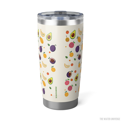 24-HOUR DOUBLE WALL INSULATION TUMBLER 20oz -  FRUITS MILK UNIVERSE