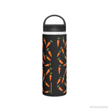 24-HOUR PREMIUM DOUBLE WALL INSULATION WATER BOTTLE - CARROTS IN NIGHT