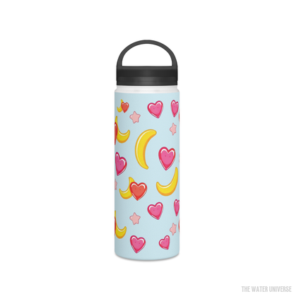 24-HOUR PREMIUM DOUBLE WALL INSULATION WATER BOTTLE - BLACK FUNNY BANANAS