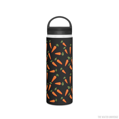 24-HOUR PREMIUM DOUBLE WALL INSULATION WATER BOTTLE - CARROTS IN NIGHT