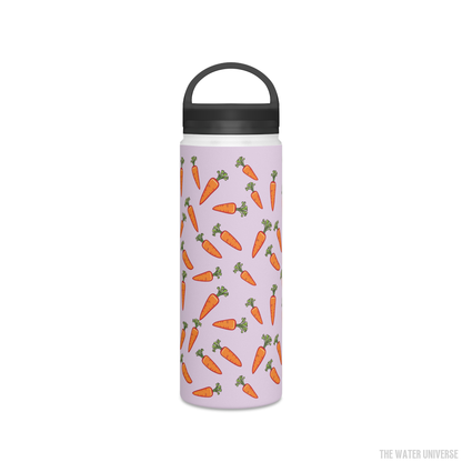 24-HOUR PREMIUM DOUBLE WALL INSULATION WATER BOTTLE - SWEET PINK CARROTS