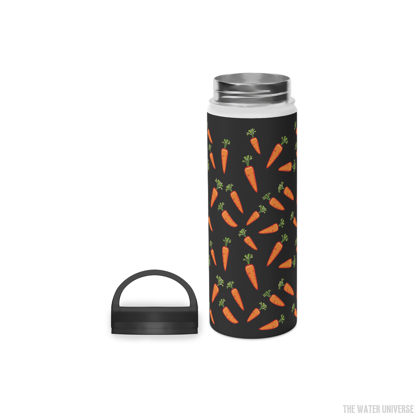 24-HOUR PREMIUM DOUBLE WALL INSULATION WATER BOTTLE - CARROTS IN NIGHT