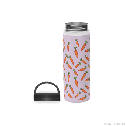 24-HOUR PREMIUM DOUBLE WALL INSULATION WATER BOTTLE - SWEET PINK CARROTS