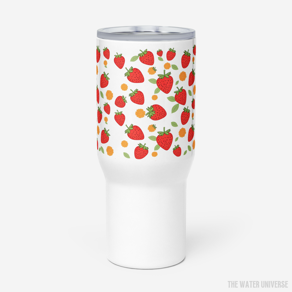 PREMIUM TUMBLER 25oz/40oz - SPRING STRAWBERRIES