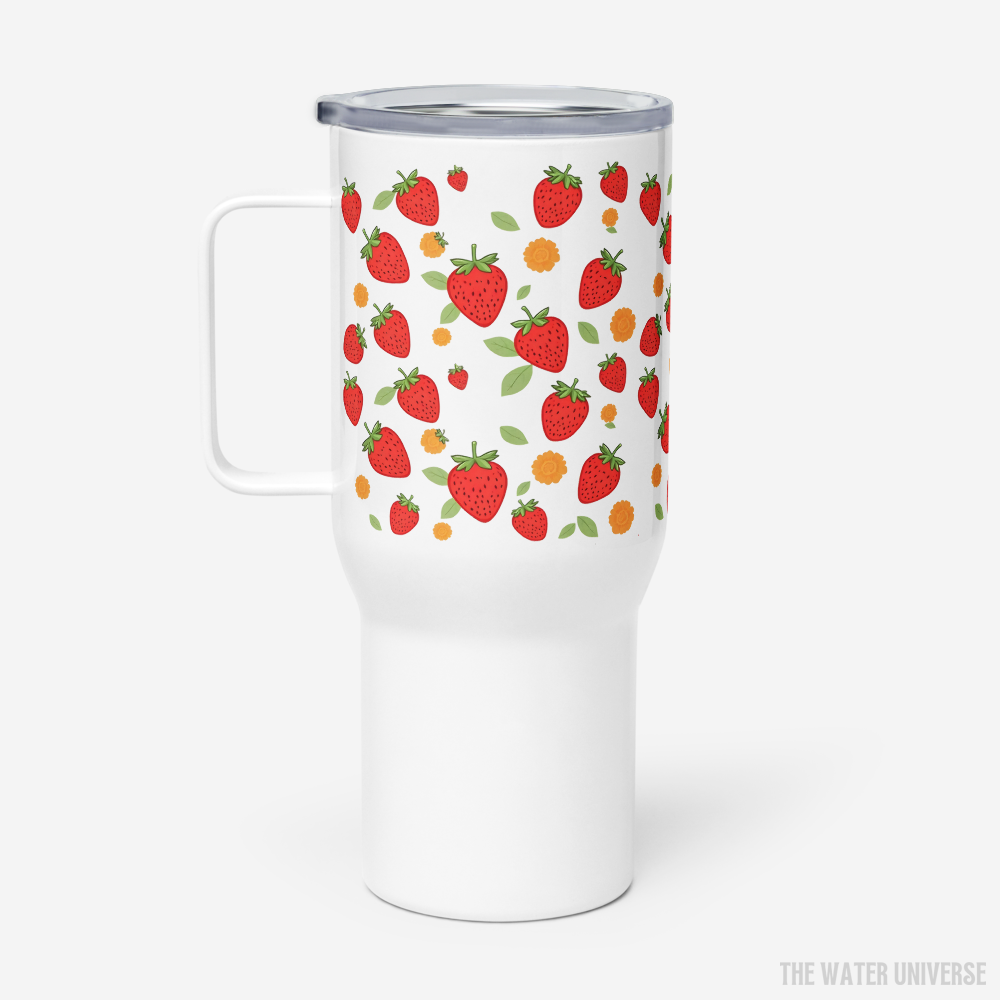 PREMIUM TUMBLER 25oz/40oz - SPRING STRAWBERRIES