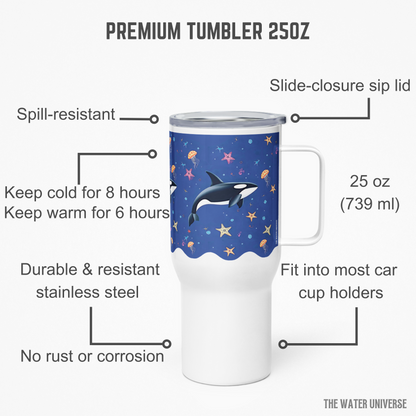 PREMIUM TUMBLER 25oz/40oz - WHALE UNIVERSE