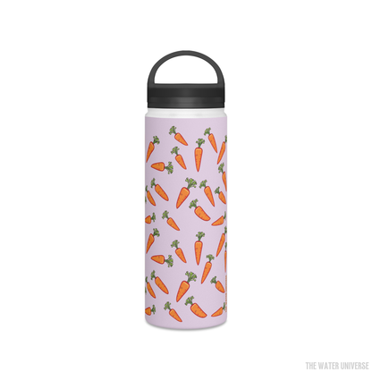 24-HOUR PREMIUM DOUBLE WALL INSULATION WATER BOTTLE - SWEET PINK CARROTS