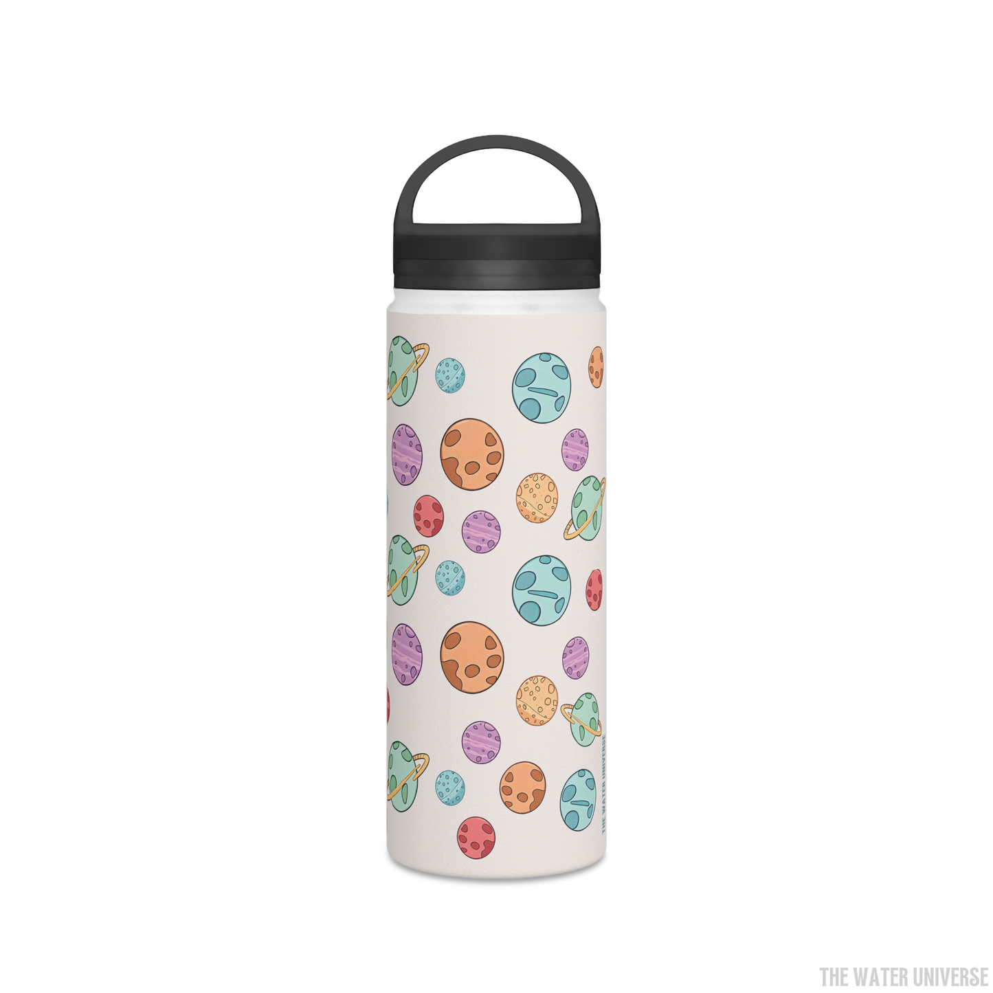 24-HOUR PREMIUM DOUBLE WALL INSULATION WATER BOTTLE - PLANETS IN MILK UNIVERSE