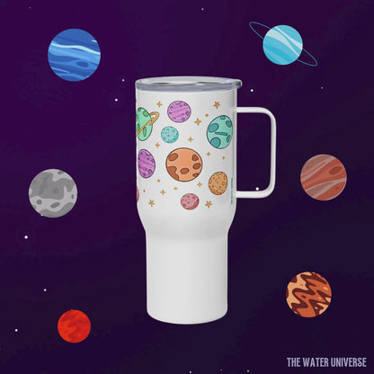 PREMIUM TUMBLER 25oz/40oz - BRILLIANT SPINNING PLANETS